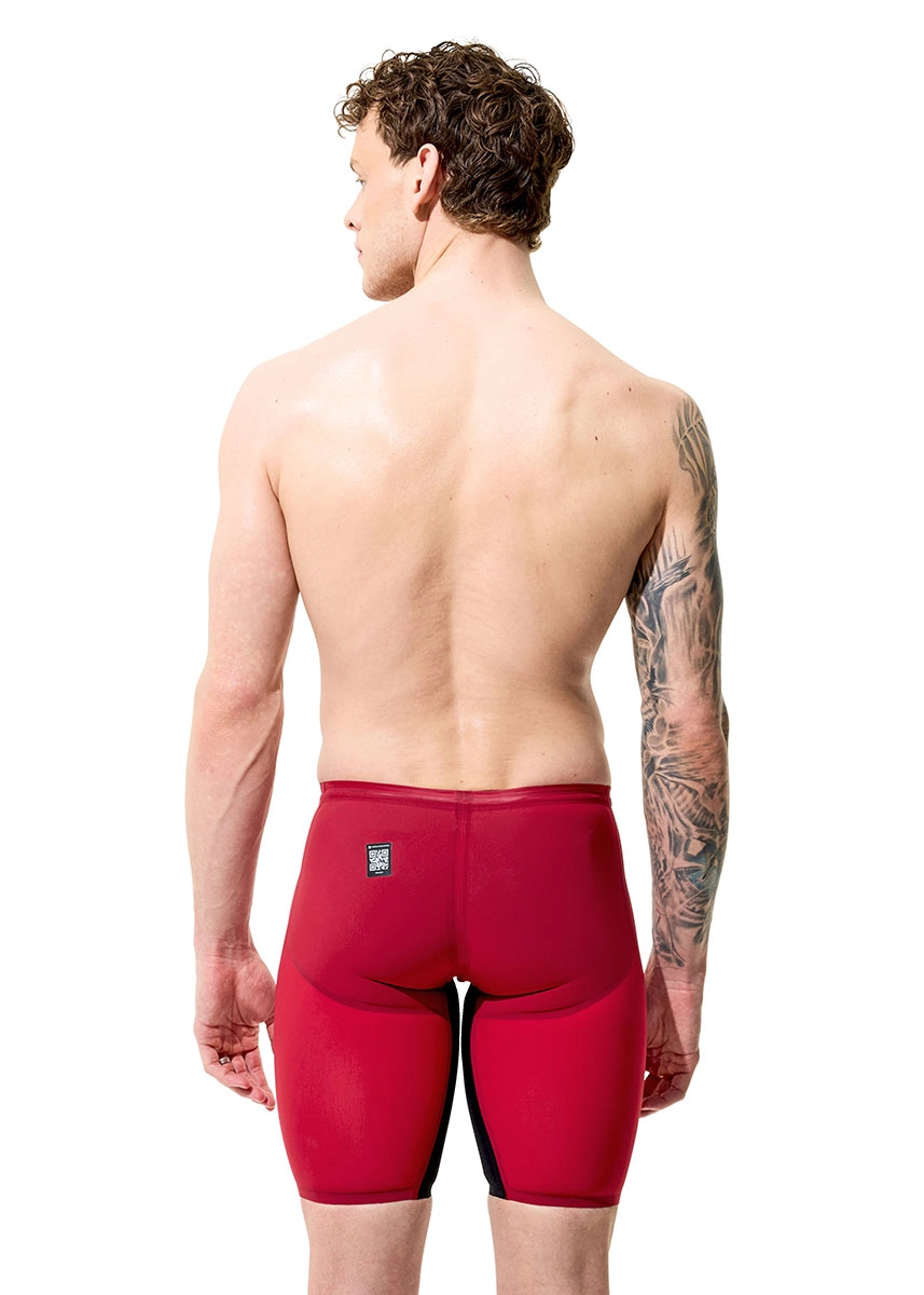 Speedo Fastskin LZR Pure Valor 2.0 Jammer - Red / Black - Image 7