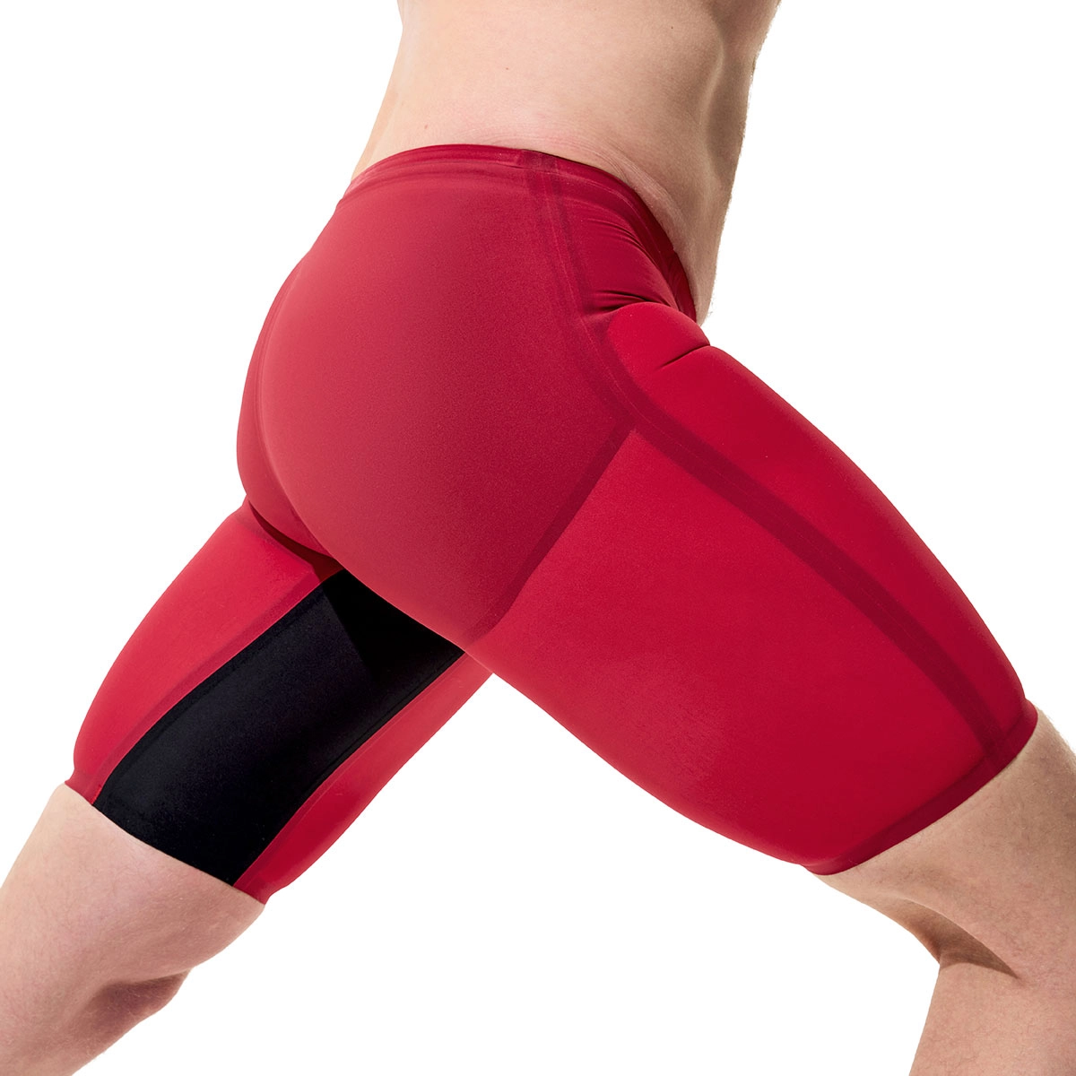 Speedo Fastskin LZR Pure Valor 2.0 Jammer - Red / Black - Image 4
