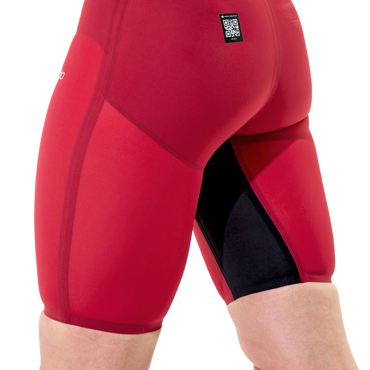 Speedo Fastskin LZR Pure Valor 2.0 Jammer - Red / Black - Image 2