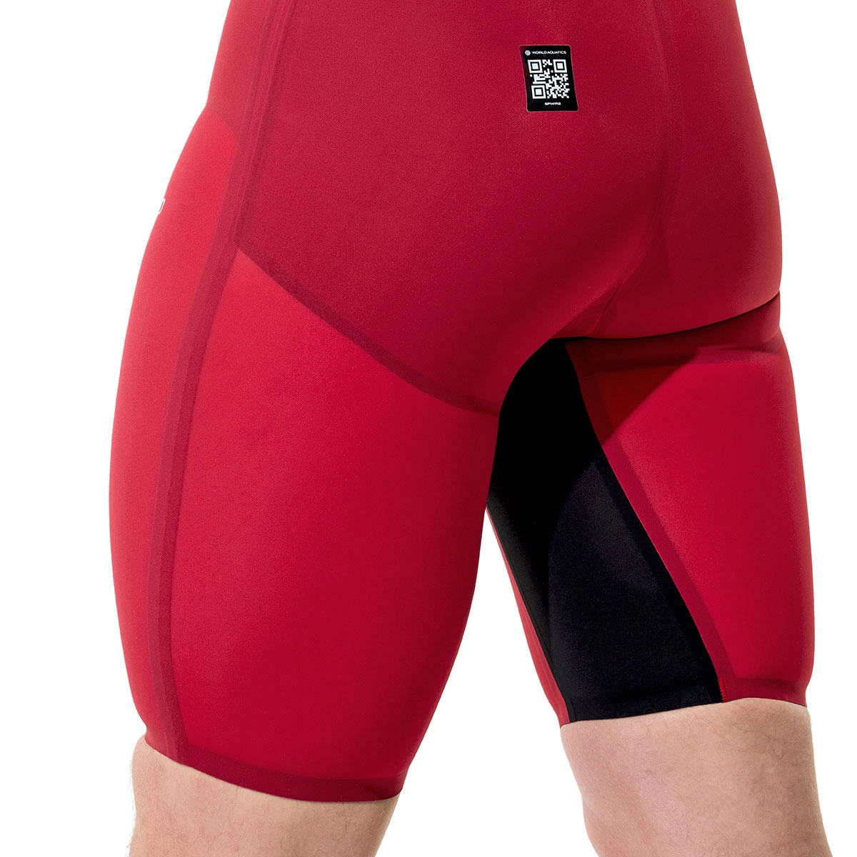 Speedo Fastskin LZR Pure Valor 2.0 High Waisted Jammer - Red / Black - Image 2