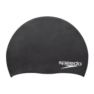 Speedo Junior Biofuse Solid Silicone Cap - Black