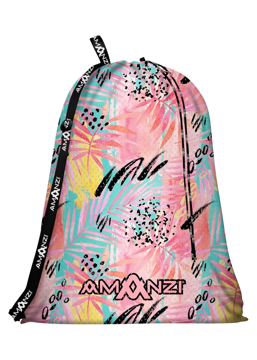 AMANZI Mesh Bag - Peachy Palms