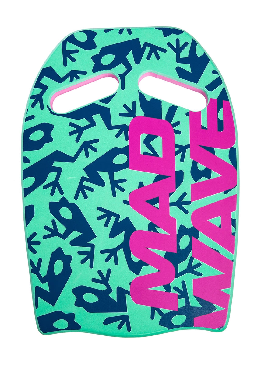 Mad Wave Ergo Printed Kickboard - Pink
