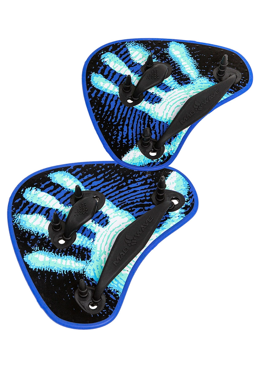 Mad Wave Finger Fun II Paddles - Blue - Image 4