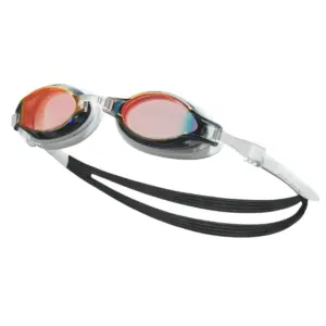 Nike Chrome Mirrored Goggle -  White / Black