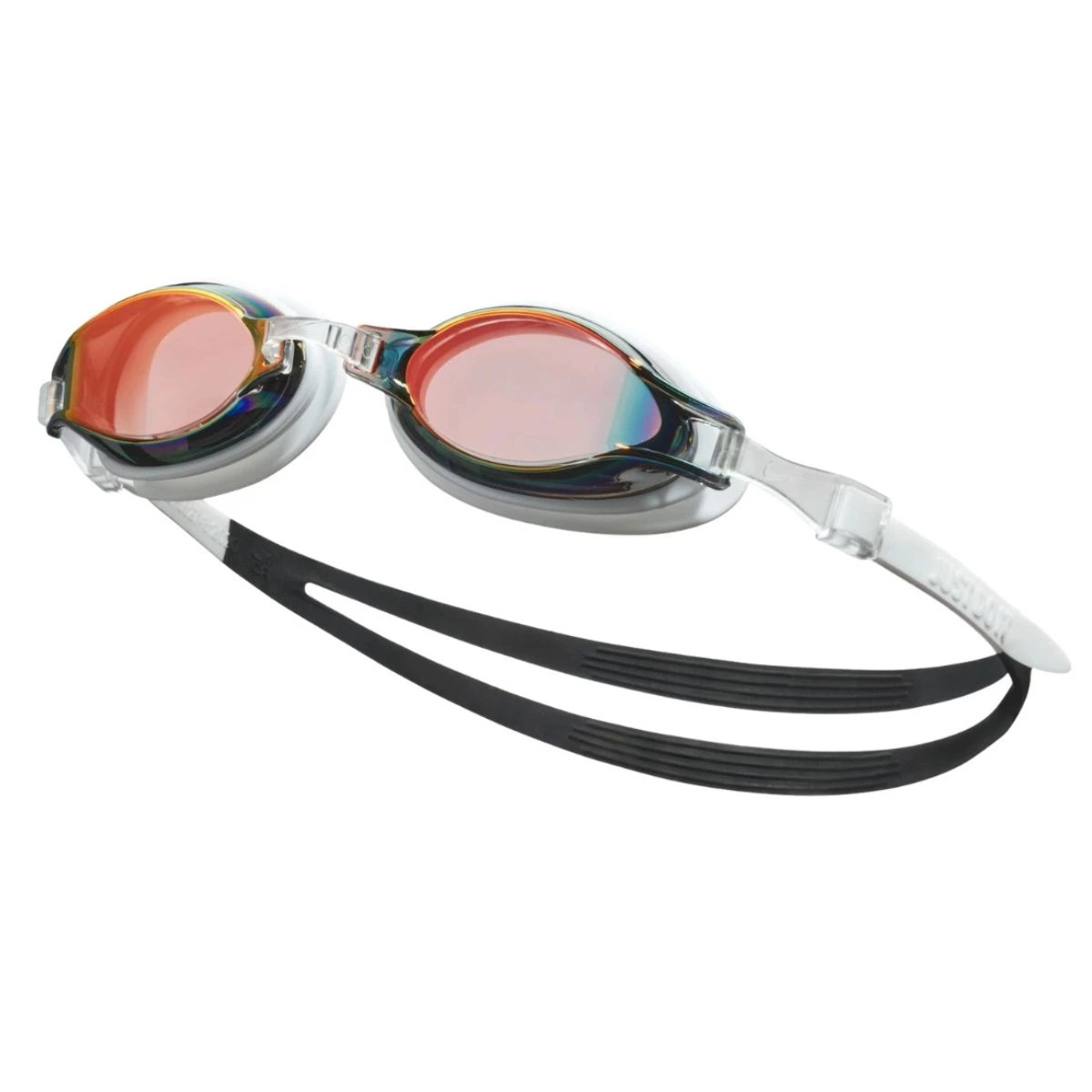 Nike Chrome Mirrored Goggle - White / Black