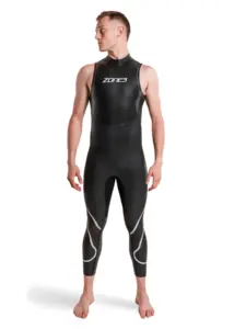 Zone3 Men's Ascend Sleeveless Wetsuit - Black / Grey