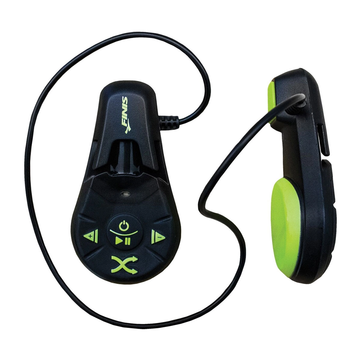 FINIS Duo Waterproof MP3 - Black / Acid Green