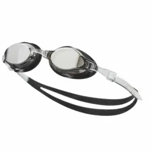 Nike Youth Chrome Mirrored Swim Goggles - White / Black