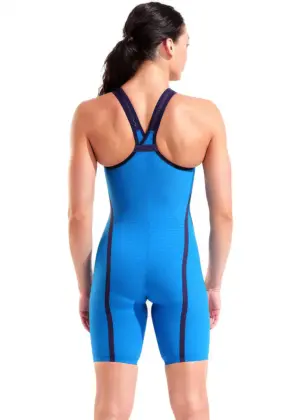 Arena Powerskin Air3 Closedback Kneesuit – Blue Cosmo/ Midnight
