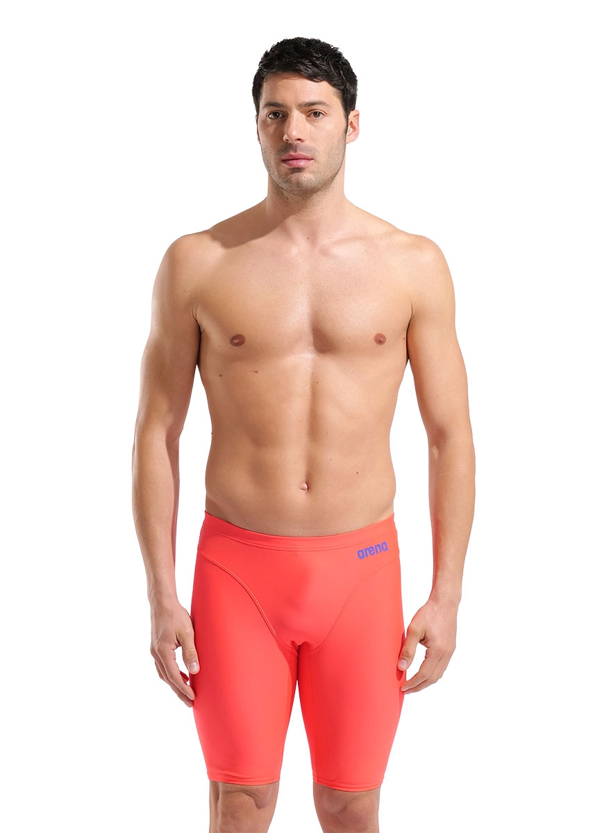 Arena Hyperflow Solid Jammer - Sunset / Neon Blue - Image 5