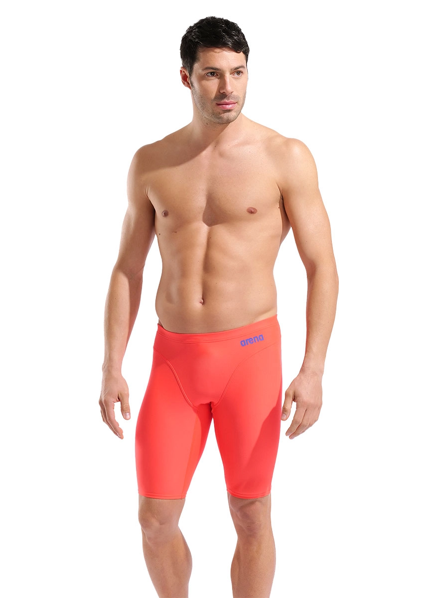 Arena Hyperflow Solid Jammer - Sunset / Neon Blue - Image 3