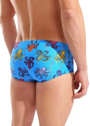 Arena Octopus Low Waist Swim Shorts – Turquoise / Multi