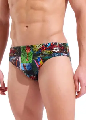 Arena Animalier 7 cm Briefs - Black / Multi