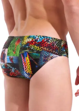 Arena Animalier 7 cm Briefs – Black / Multi