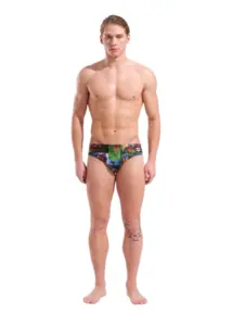 Arena Animalier 7 cm Briefs - Black / Multi