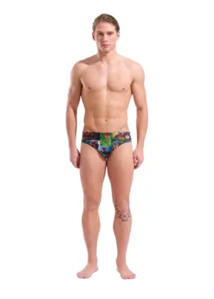 Arena Animalier 7 cm Briefs - Black / Multi