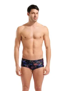 Arena Flamingo Low Waist Swim Shorts - Black / Multi