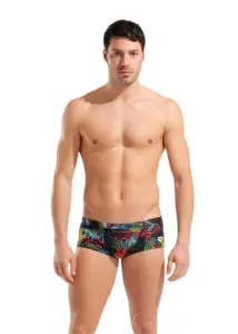 Arena Animalier Low Waist Swim Shorts - Black / Multi