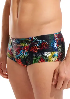 Arena Animalier Low Waist Swim Shorts - Black / Multi
