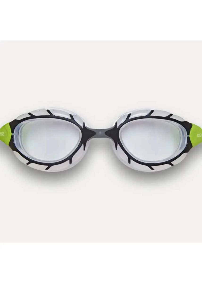Zoggs Small Predator Goggles - Black / Green / Clear - Image 5