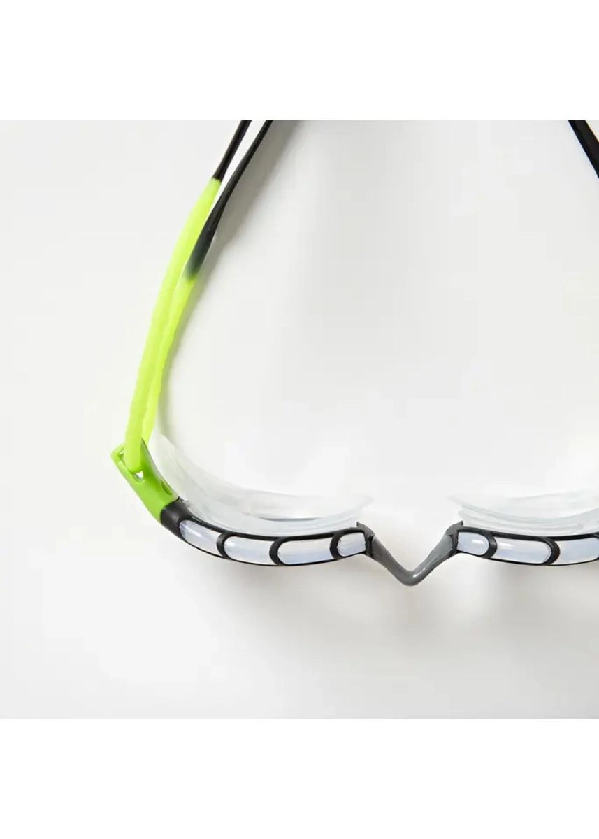 Zoggs Small Predator Goggles - Black / Green / Clear - Image 3