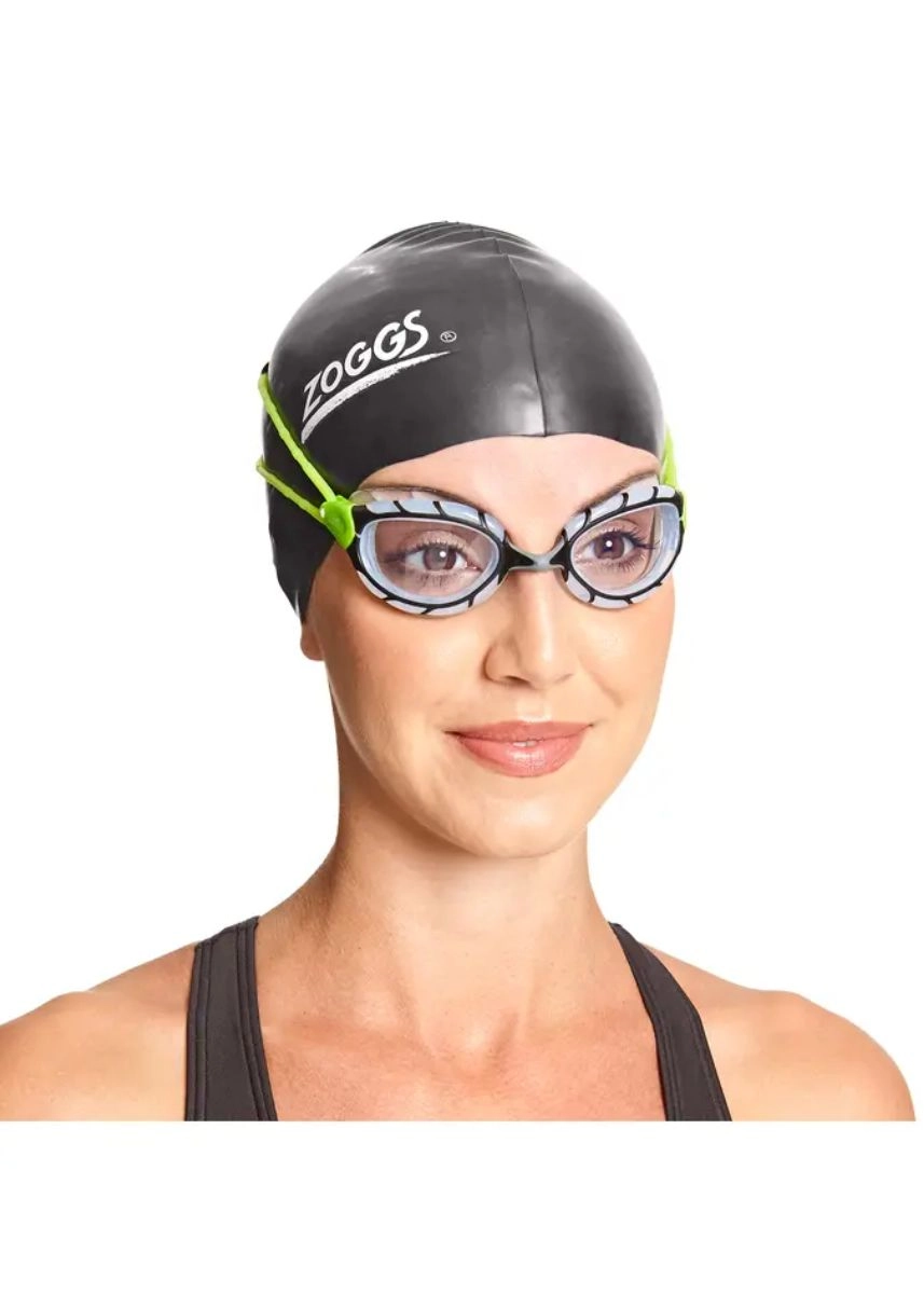 Zoggs Small Predator Goggles - Black / Green / Clear - Image 7