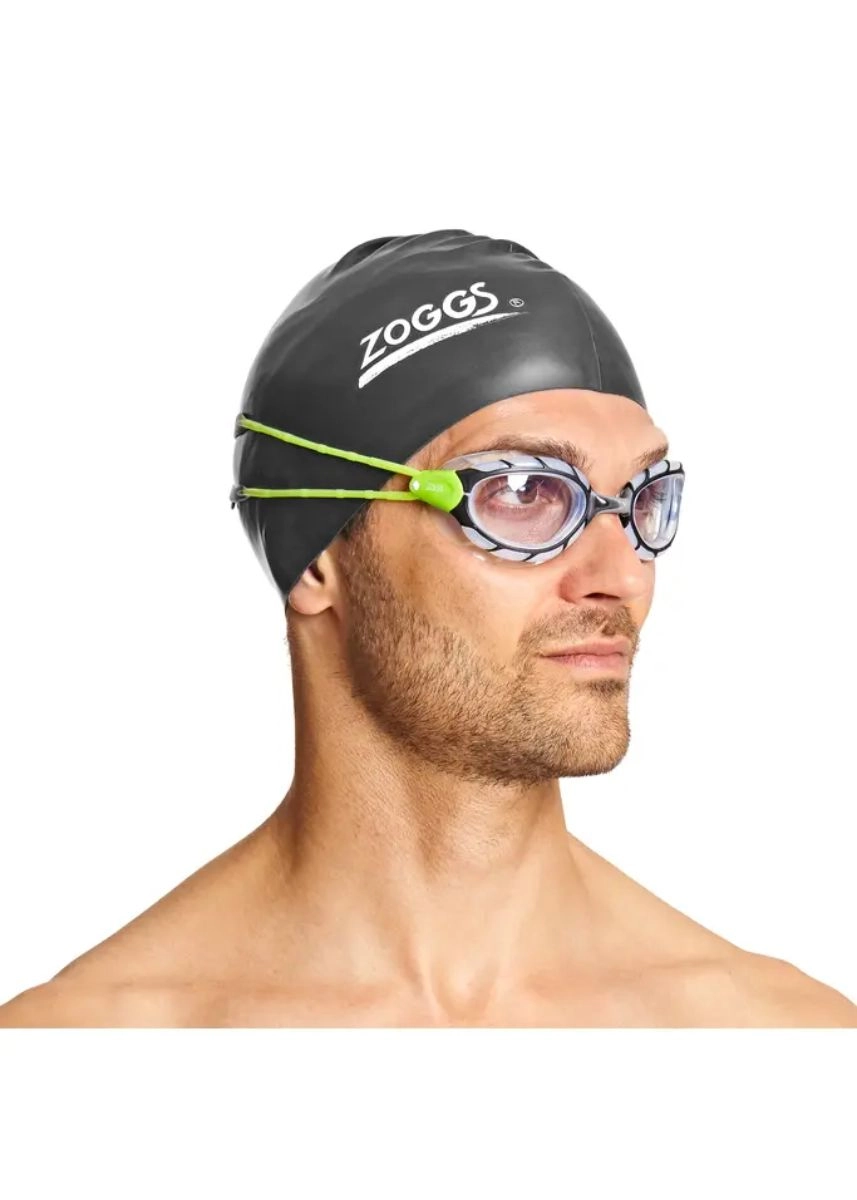 Zoggs Small Predator Goggles - Black / Green / Clear - Image 6