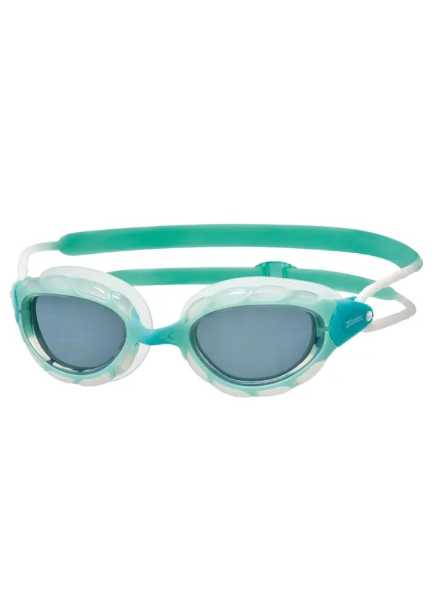 Zoggs Small Predator Goggles - Green / Clear / Tint - Smoked