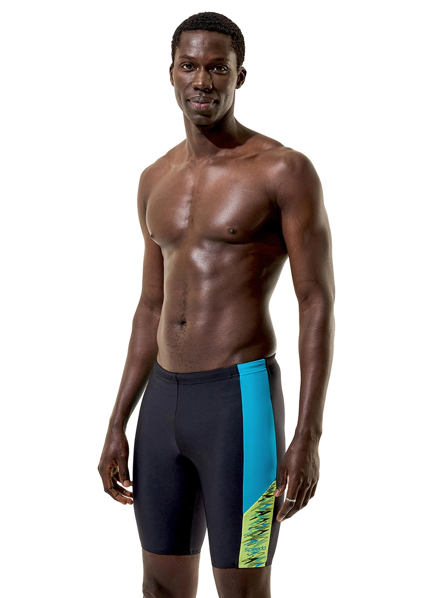 Speedo Dive Jammer - Black / Green - Image 2