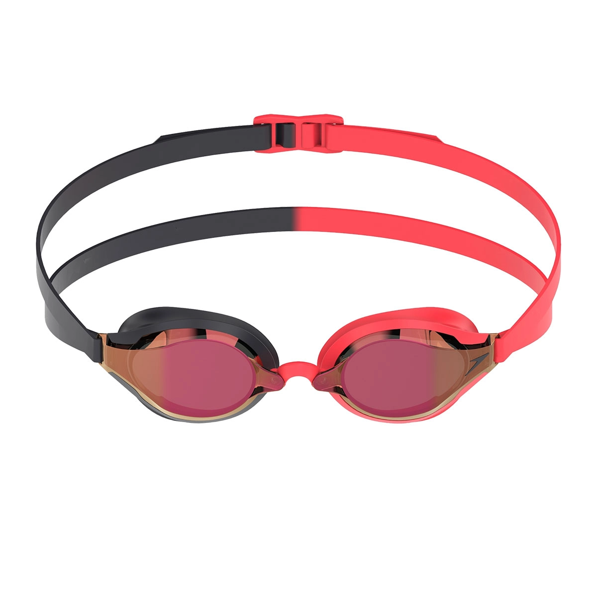 Speedo Fastskin Speedsocket 2 Mirrored Goggles - Black / Light Red - Image 2