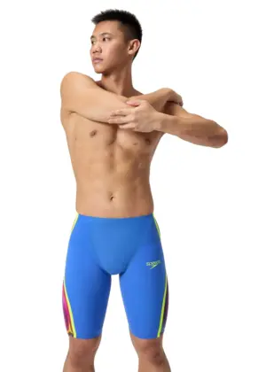 Speedo Fastskin LZR Pure Intent 2.0 High Waisted Jammer - Molten Blur/Cobalt Pop