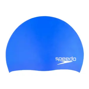 Speedo Junior Biofuse Solid Silicone Cap - Blue