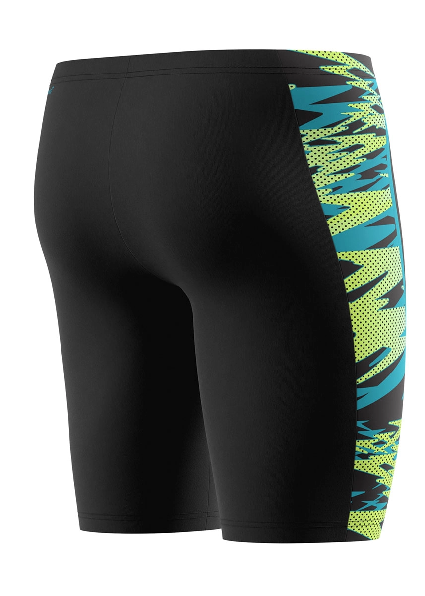 Speedo Men's Hyperboom Splice Jammer - Black / Green - Image 4