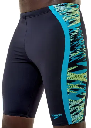 Speedo Men's Hyperboom Splice Jammer - Black / Green