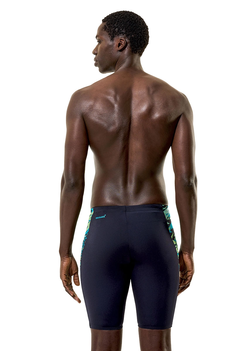 Speedo Men's Hyperboom Splice Jammer - Black / Green - Image 6