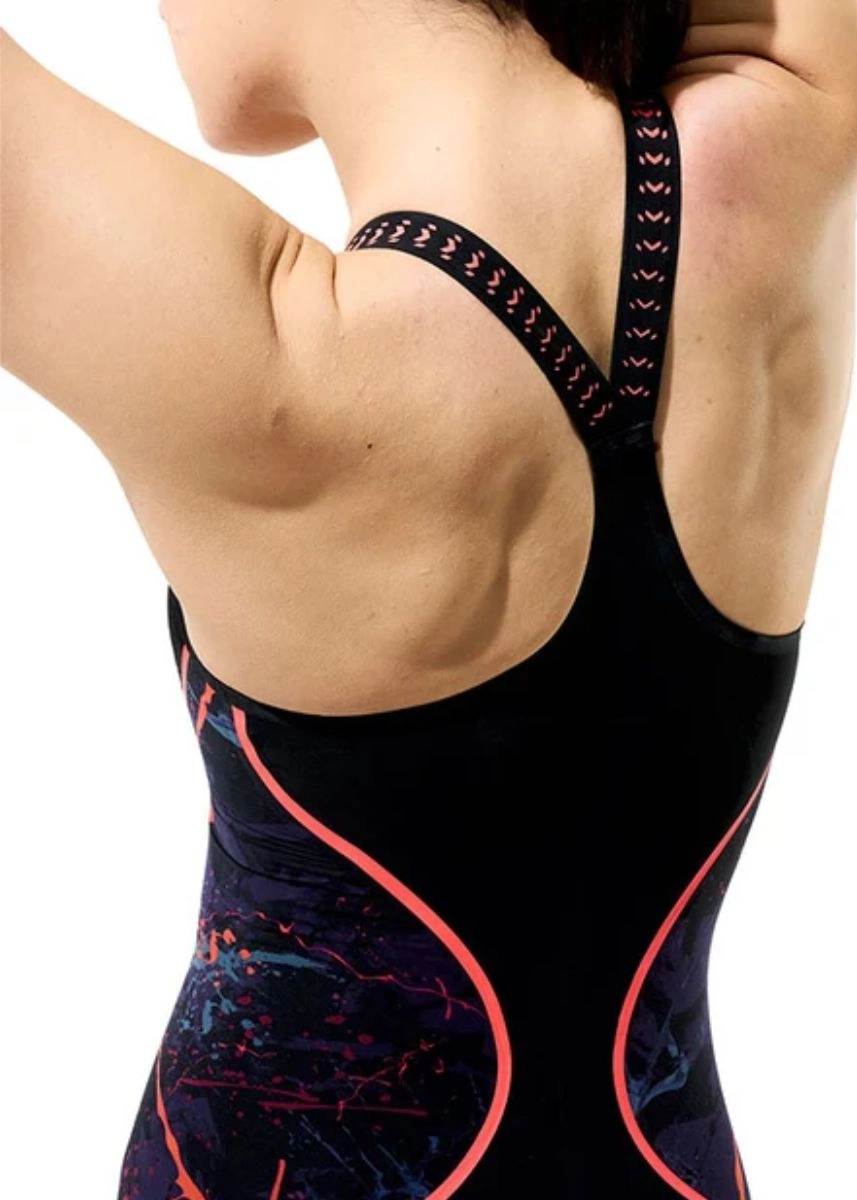 Speedo Fastskin LZR Pure Intent 2.0 Closedback Kneeskin - Black / Red - Image 3