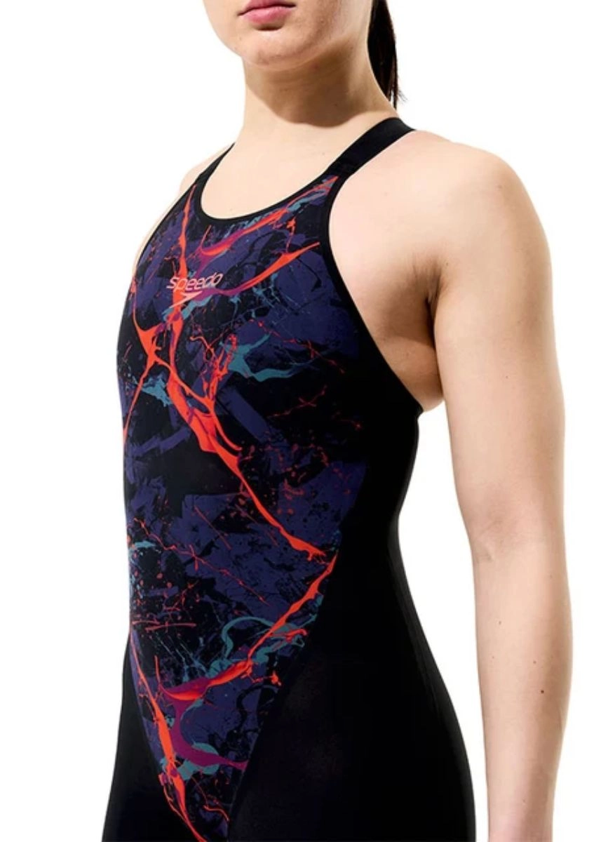 Speedo Fastskin LZR Pure Valor 2.0 Closedback Kneeskin - Black / Red - Image 5