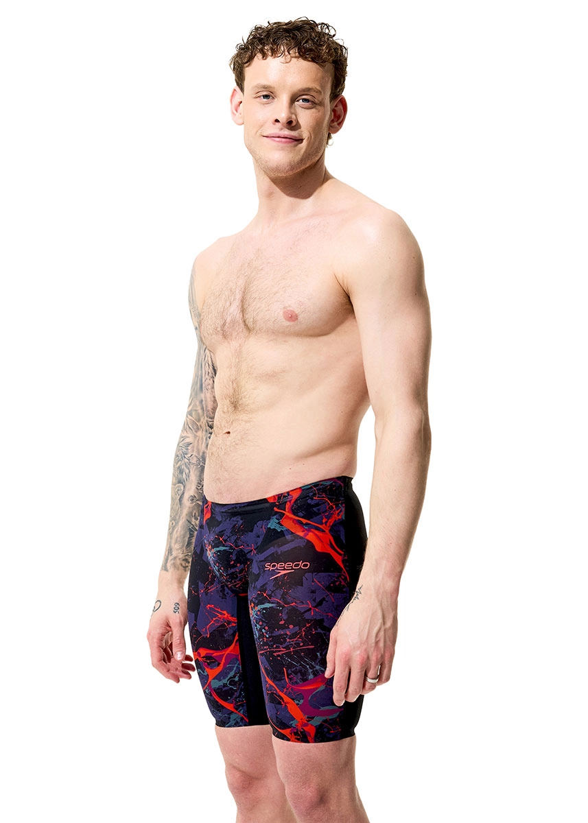 Speedo Fastskin LZR Pure Valor 2.0 Jammer - Black / Red - Image 5
