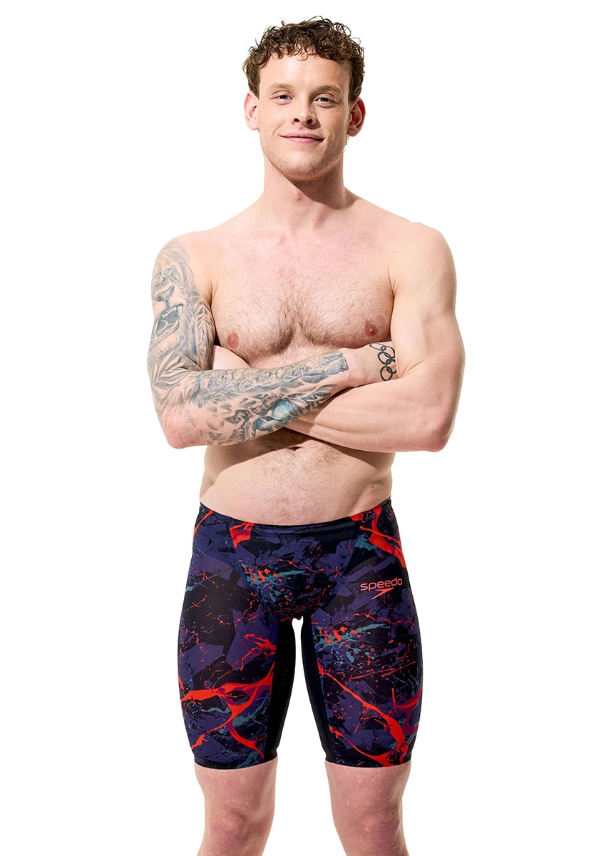Speedo Fastskin LZR Pure Valor 2.0 Jammer - Black / Red