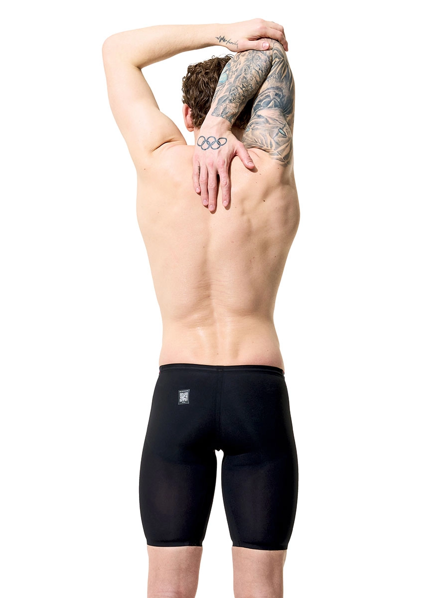 Speedo Fastskin LZR Pure Valor 2.0 Jammer - Black / Red - Image 4