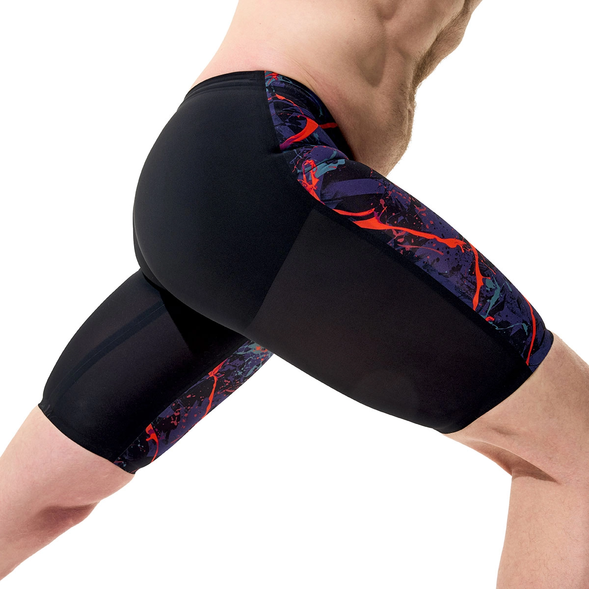 Speedo Fastskin LZR Pure Valor 2.0 Jammer - Black / Red - Image 3
