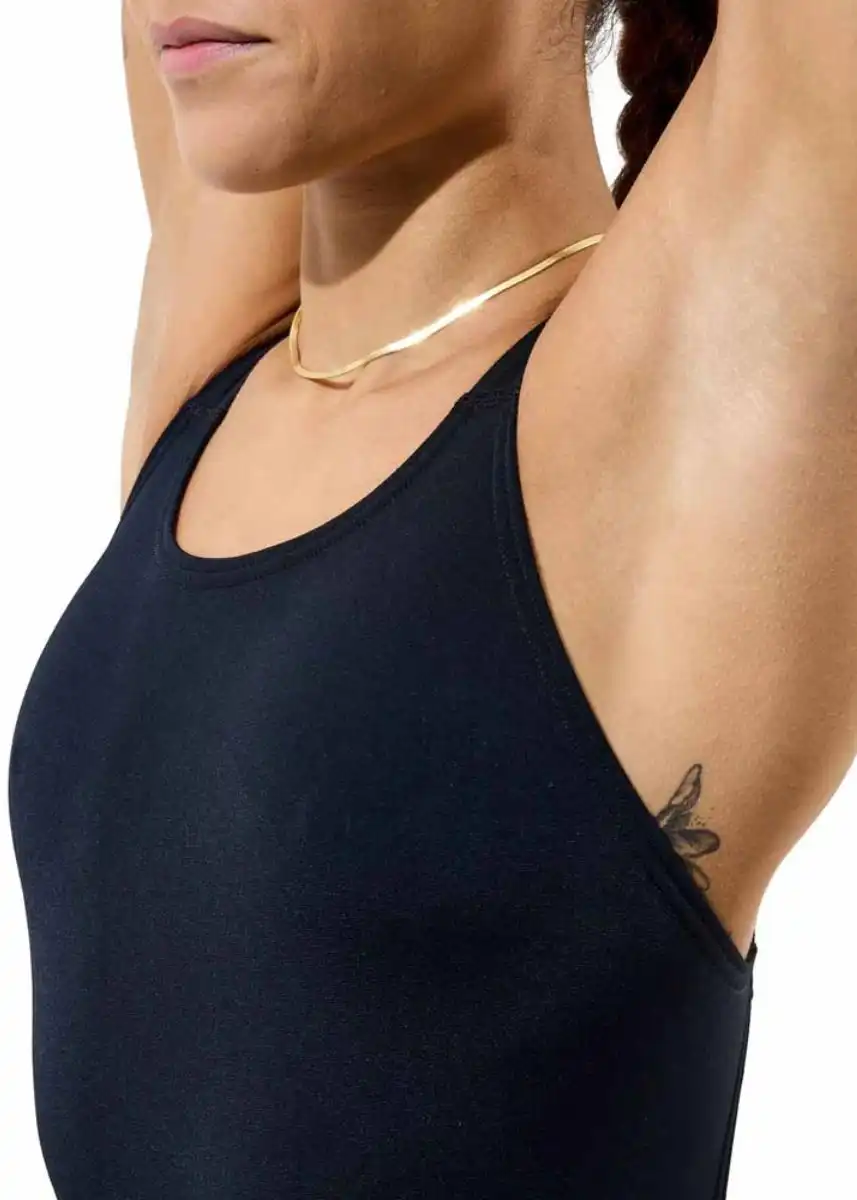 Speedo Women's Endurance+ Max Leaderback Swimsuit - Black - Image 4