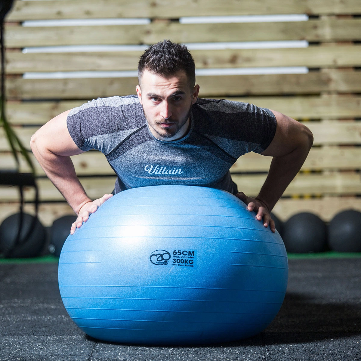 Fitness Mad Anti-Burst 75cm Swiss Ball with Pump - Image 2