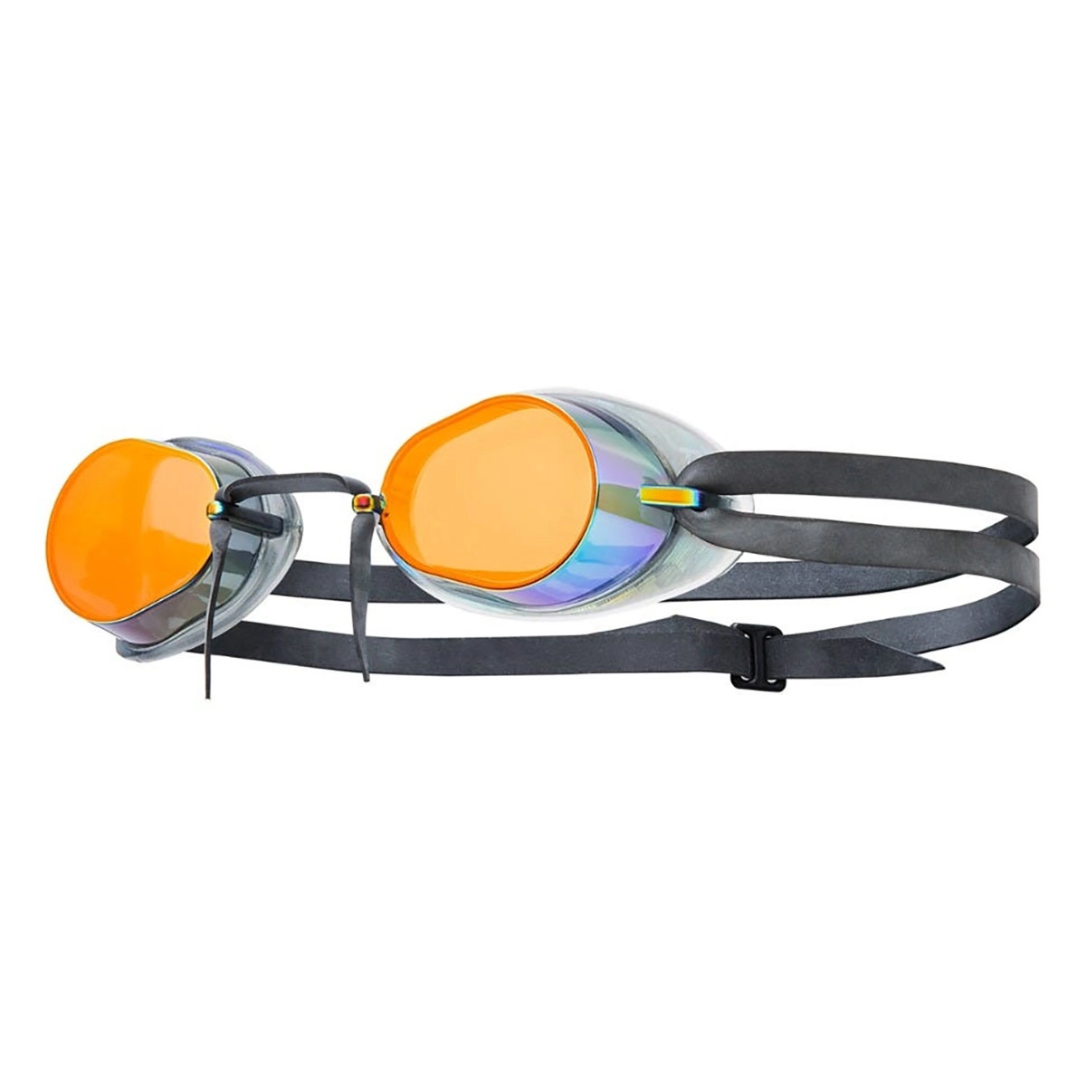 TYR Mirrored Socket Rockets 2.0 Goggles - Metal Fire
