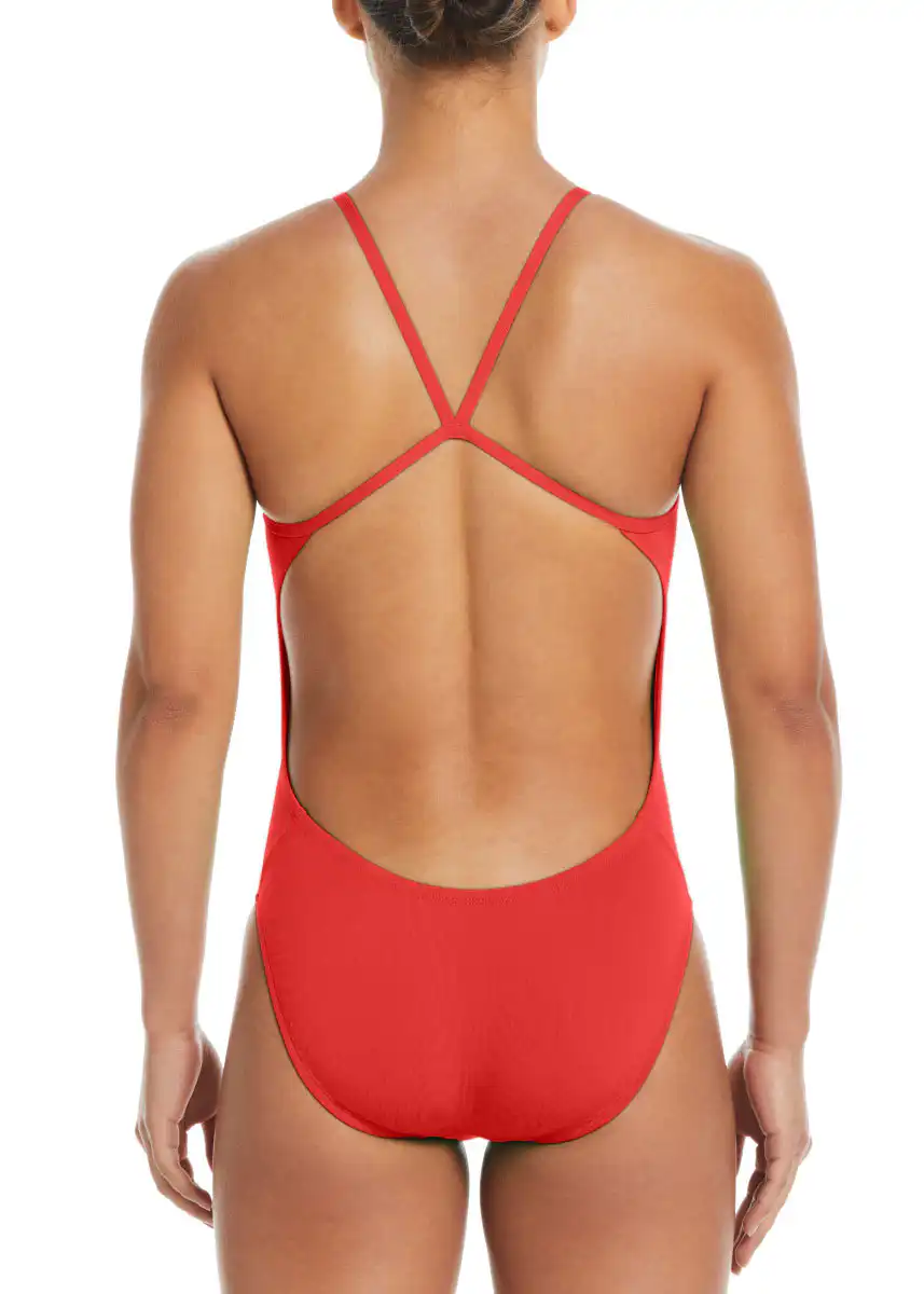 Nike Hydrastrong Solid Spiderback Swimsuit – University Re