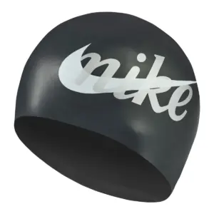 Nike Multi Graphic Silicone Swim Cap - Black