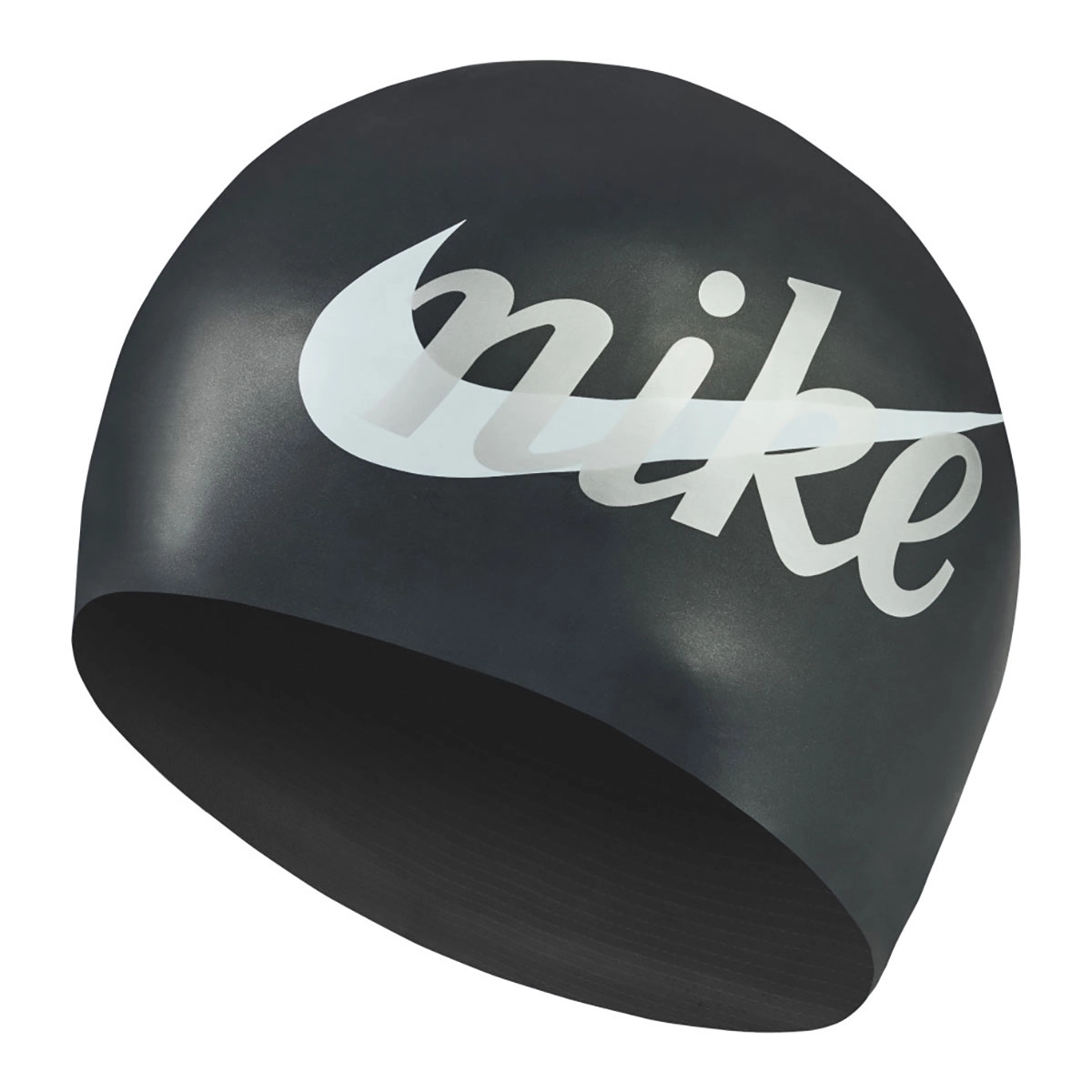 Nike Multi Graphic Silicone Swim Cap - Black