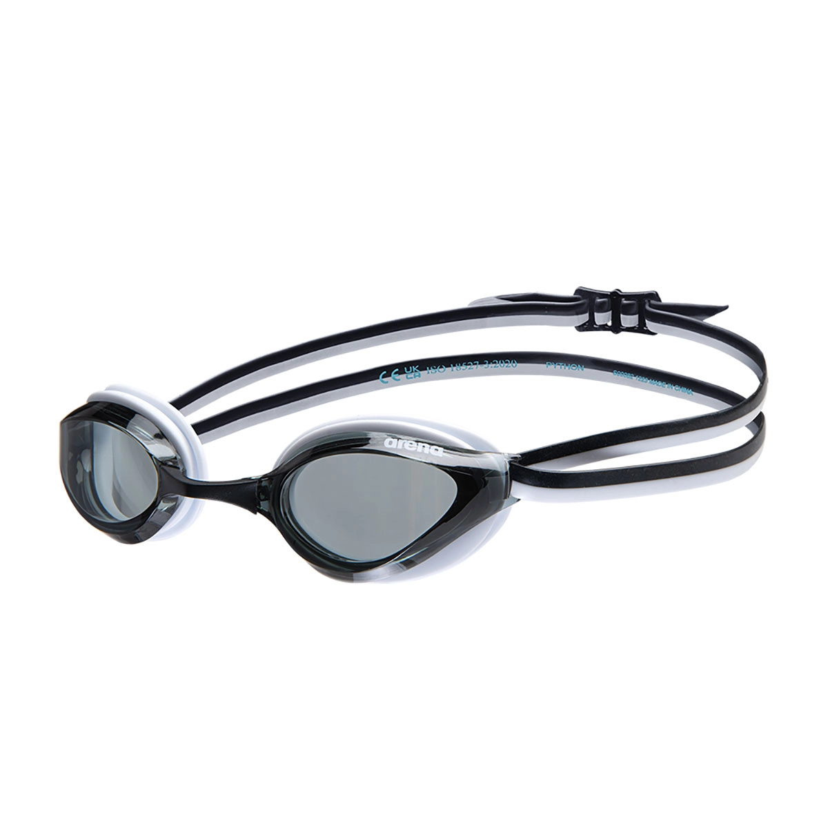 Arena Junior Python Goggles - Smoke / Black / White