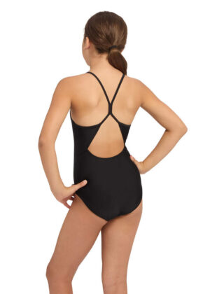 Zoggs Junior Girls Freedom Period Sprintback Swimsuit – Black